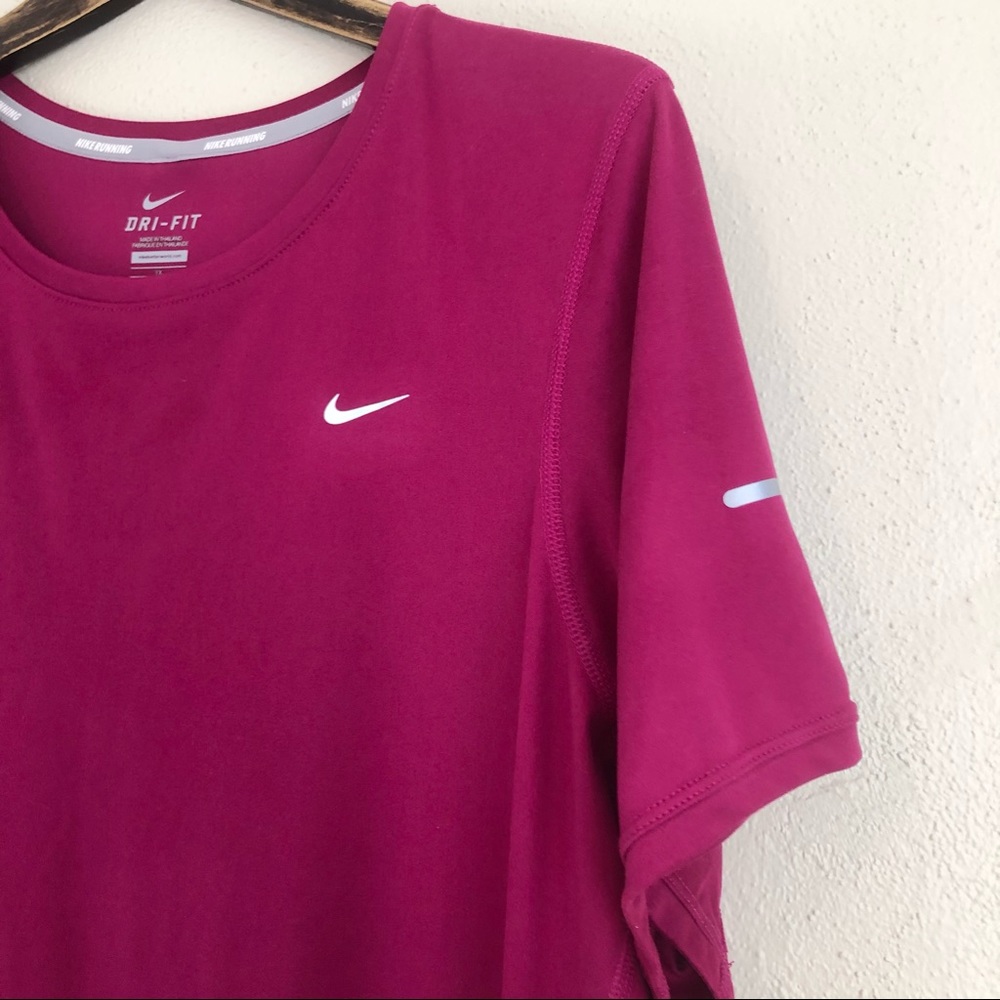 Nike Dri-Fit Plus Size Cranberry Running Tee